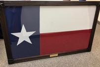 Stucky Framed TX Flag 202//136